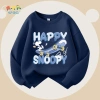 W.G.Q Áo Sweater bé trai, phong cách mùa xuân thu in hợp thời trang, vải mềm mại thoải mái, thích hợp cho trang phục thể thao ngoài trời 10