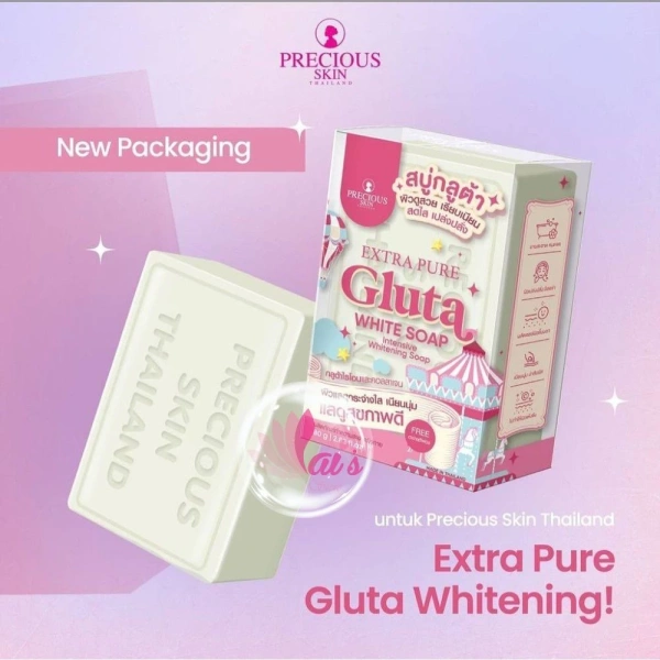 xà phòng glutathione Xà phòng Glutathione Bunnie hỗ trợ làm sạch, dưỡng trắng da, nâng tone,  tinh chất Glutathion và Glycerin