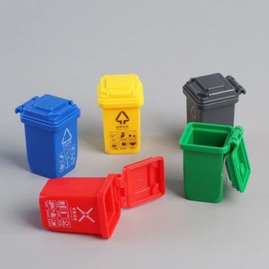 Xe mô phỏng vệ sinh rác cho bé trai có thùng rác, chống sốc, quán tính – Giá ưu đãi 226.600đ 3