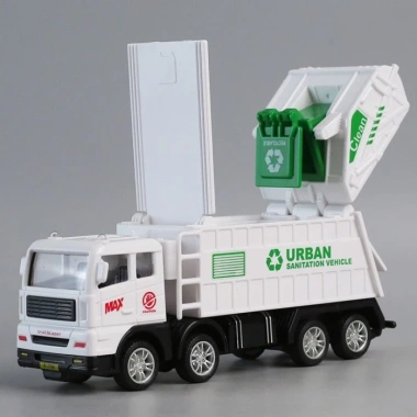 Xe mô phỏng vệ sinh rác cho bé trai có thùng rác, chống sốc, quán tính – Giá ưu đãi 226.600đ 8