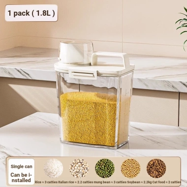 Xô gạo hộp đa năng, kháng côn trùng, ẩm, kín bột, đựng mì & ngũ cốc 149.600đ 6
