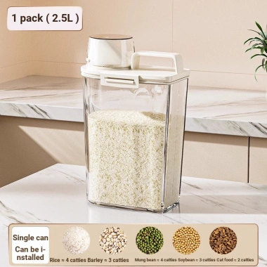 Xô gạo hộp đa năng, kháng côn trùng, ẩm, kín bột, đựng mì & ngũ cốc 149.600đ 7