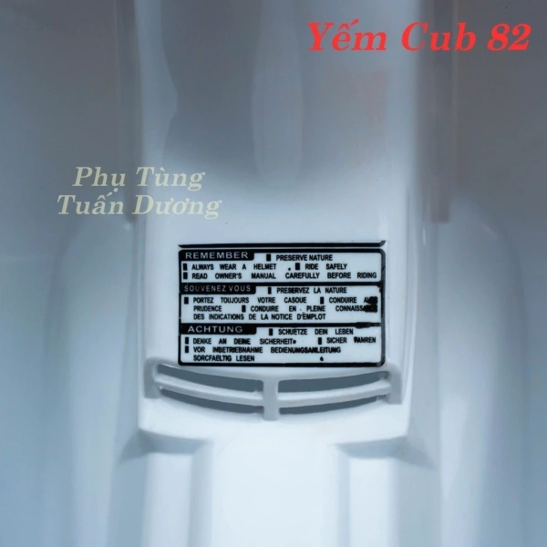 Hình ảnh sản phẩm Yếm Xe Cub 50-82 TD Cao Cấp, Bửng Xe Cub Không Đề & Có Đề – 199.000 VNĐ