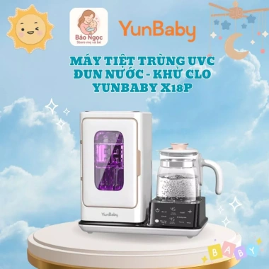 Yunbaby X18P Máy tiệt trùng UVC,đun nước,hâm sữa,sấy khô,BH 3 năm-1.650.000₫ Yunbaby X18P Máy tiệt trùng UVC,đun nước,hâm sữa,sấy khô,BH 3 năm-1.650.000₫