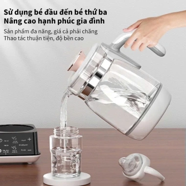 Yunbaby X18P Máy tiệt trùng UVC,đun nước,hâm sữa,sấy khô,BH 3 năm-1.650.000₫