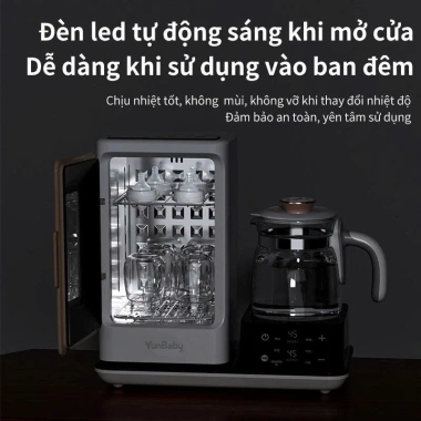 Yunbaby X18P Máy tiệt trùng UVC,đun nước,hâm sữa,sấy khô,BH 3 năm-1.650.000₫