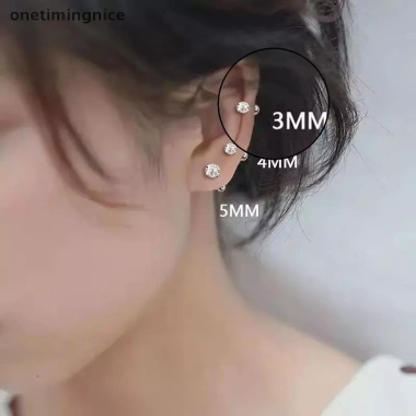 Zircon Xoắn Ốc Tai Nữ Onetimingnice - Trang sức cơ thể, hỗ trợ sụn xương, giá 27.100₫