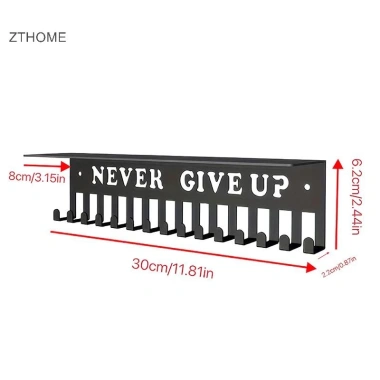 Zthome Huy Chương Hiển Thị Giá Đỡ Huy Chương Móc Treo Tường Tổ Chức Dung Tích Lớn Người Giữ Giải Cho Đua Xe Thể Thao Karate HOT 5
