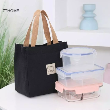 ZTHOME Túi Vải Thời Trang Đa Năng Bento Hộp Cơm Trưa - Túi Nhỏ Cầm Tay HOT