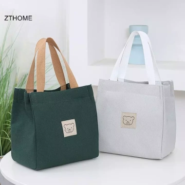 ZTHOME Túi Vải Thời Trang Đa Năng Bento Hộp Cơm Trưa - Túi Nhỏ Cầm Tay HOT