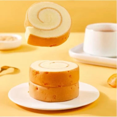 1 thùng 2kg 24 bánh cuộn 3 vị trà xanh, sô-cô-la, bông lan mềm - giá 314.888 VND