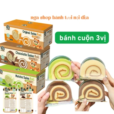 1 thùng 2kg 24 bánh cuộn 3 vị trà xanh, sô-cô-la, bông lan mềm - giá 314.888 VND 9 1 thùng 2kg 24 bánh cuộn 3 vị trà xanh, sô-cô-la, bông lan mềm - giá 314.888 VND 9