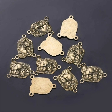 10 Gói Đầu Nối Kinh Mân Côi Đồng - Công Giáo DIY Vòng Cổ Chúa Giêsu & Mẹ Maria 4 10 Gói Đầu Nối Kinh Mân Côi Đồng - Công Giáo DIY Vòng Cổ Chúa Giêsu & Mẹ Maria 4