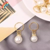 10 Ngọc Trai Đan Stitch Markers Đẹp Mặt Dây Chuyền Dụng Cụ DIY Quà Tặng 5