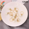 10 Ngọc Trai Đan Stitch Markers Đẹp Mặt Dây Chuyền Dụng Cụ DIY Quà Tặng 8