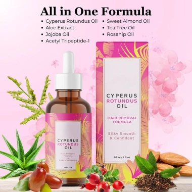 100% Dầu Cyperus Rotundus 60ml Tẩy Lông Nhanh Hiệu Quả Giá Ưu Đãi 165.011 VND