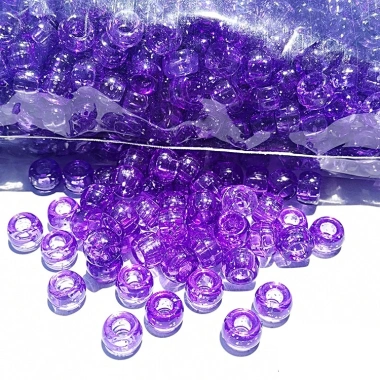 100 hạt acrylic trong suốt 6×9mm lỗ lớn 3,88mm, màu lấp lánh, phụ kiện DIY 4 100 hạt acrylic trong suốt 6×9mm lỗ lớn 3,88mm, màu lấp lánh, phụ kiện DIY 4