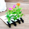 100 kẹp tóc cây nhân tạo hoa cỏ nấm mỏ vịt – chụp ảnh, quà Giáng Sinh cho bé gái 4