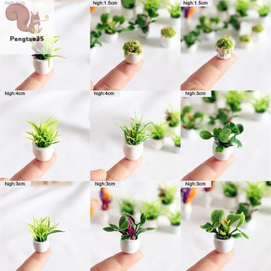 12 Phong Cách Chậu Cây Nhà Búp Bê Nhựa Thân Thiện Môi Trường, Trang Trí Nhà COD, Giá Ưu Đãi 42,020₫