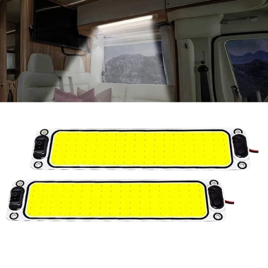 2 Đèn LED COB 12-24V 108LED Nội Thất Ô Tô RV - Trần Mái Vòm, Cắm Trại Xe Kéo 225.500 4