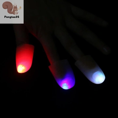 2 Đèn phát sáng ngón tay cái pengtao35 - Ánh sáng lừa, tiệc, COD, 45.870 VND