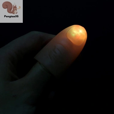 2 Đèn phát sáng ngón tay cái pengtao35 - Ánh sáng lừa, tiệc, COD, 45.870 VND