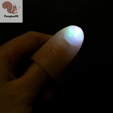 2 Đèn phát sáng ngón tay cái pengtao35 - Ánh sáng lừa, tiệc, COD, 45.870 VND