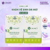 2 hộp Khăn ướt Dr.Wet vệ sinh phụ nữ 25 gói giảm mùi, giảm viêm – Giá 198.000 VND