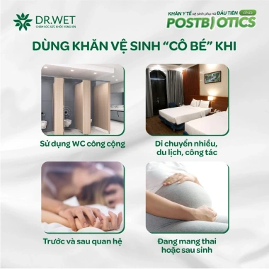 2 hộp Khăn ướt Dr.Wet vệ sinh phụ nữ 25 gói giảm mùi, giảm viêm – Giá 198.000 VND 5