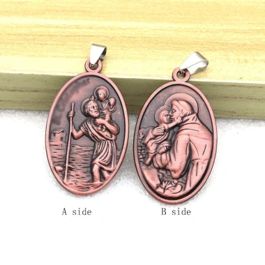 2 St. Quyến Christopher Bảo Vệ Du Lịch - Mặt Dây Công Giáo Giá 53.900₫ 2