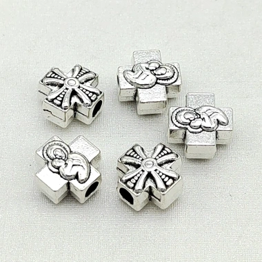 20 chiếc nối hạt kim loại hợp kim xuyên đục lỗ - Phụ kiện DIY vòng tay, vòng cổ, giảm giá 30% 3 20 chiếc nối hạt kim loại hợp kim xuyên đục lỗ - Phụ kiện DIY vòng tay, vòng cổ, giảm giá 30% 3