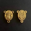 20 Miếng Đệm Kết Nối 3 Lỗ Virgin Mary - Bộ DIY Vòng Cổ Tay, Trang Sức Thủ Công 5