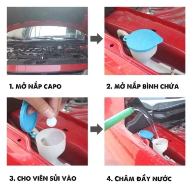 200 viên sủi rửa kính ô tô và nhà ở - Tiện dụng, hiệu quả, giá chỉ 209.000đ 7 200 viên sủi rửa kính ô tô và nhà ở - Tiện dụng, hiệu quả, giá chỉ 209.000đ 7