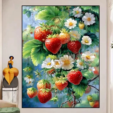 2.025 Sweet Berry Full Cross Stitch Ren Chính Xác - Thêu Trọn Gói 328.084 VND