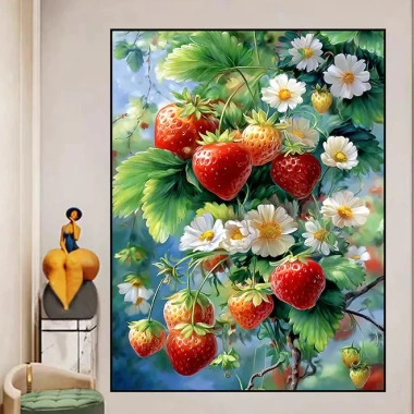 2.025 Sweet Berry Full Cross Stitch Ren Chính Xác - Thêu Trọn Gói 328.084 VND