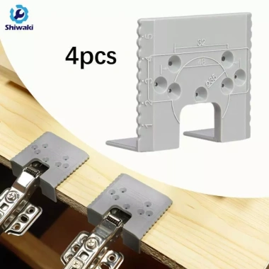 4 Bản Lề Tủ Jig Siêu Nhẹ Hướng Dẫn Chính Xác Tái Sử Dụng Chắc Chắn Công Cụ Phụ Trợ cho Ngăn Kéo