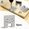 4 Bản Lề Tủ Jig Siêu Nhẹ Hướng Dẫn Chính Xác Tái Sử Dụng Chắc Chắn Công Cụ Phụ Trợ cho Ngăn Kéo 4
