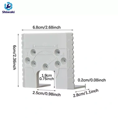 4 Bản Lề Tủ Jig Siêu Nhẹ Hướng Dẫn Chính Xác Tái Sử Dụng Chắc Chắn Công Cụ Phụ Trợ cho Ngăn Kéo