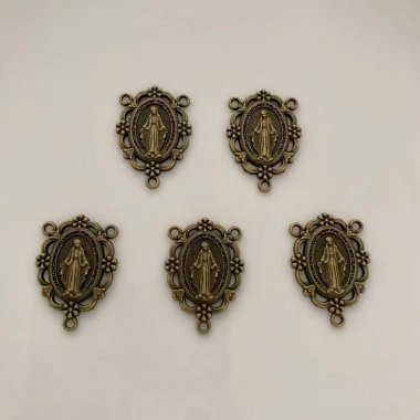 5 Bùa Thánh Giá đồng cho Mân Côi Công giáo, đầu nối 3 lỗ DIY, quà rửa tội - Giảm còn 53.350 VND 3 5 Bùa Thánh Giá đồng cho Mân Côi Công giáo, đầu nối 3 lỗ DIY, quà rửa tội - Giảm còn 53.350 VND 3