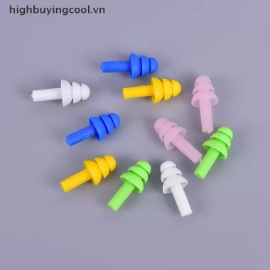 5 Cặp Nút Tai Silicone Ngủ và Bơi Giảm Tiếng Ồn Siêu Êm Dễ Đeo Bảo Vệ Tai