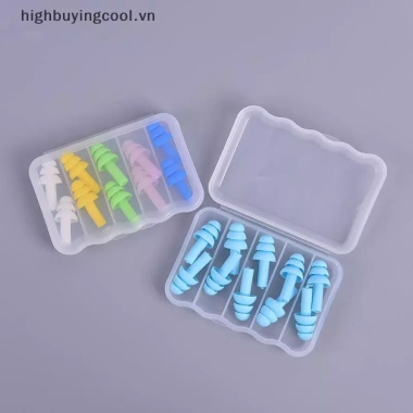 5 Cặp Nút Tai Silicone Ngủ và Bơi Giảm Tiếng Ồn Siêu Êm Dễ Đeo Bảo Vệ Tai 4 5 Cặp Nút Tai Silicone Ngủ và Bơi Giảm Tiếng Ồn Siêu Êm Dễ Đeo Bảo Vệ Tai 4
