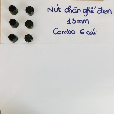 6 Chụp Ngoài Phi 13mm + Nút Đen Bịt Chân Ghế, Bàn, Ống - Giá Giảm 16.800 VND 6 6 Chụp Ngoài Phi 13mm + Nút Đen Bịt Chân Ghế, Bàn, Ống - Giá Giảm 16.800 VND 6