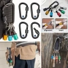 6 Móc chìa khóa Adapter mũi khoan – Giá đỡ đầu tua vít cầm tay, nhẹ, thay đổi nhanh, dài lục giác, dụng cụ ngoài trời 6