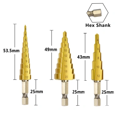 6 Mũi Khoan Tháp HSS Phủ Titan Đa Năng, Mở Lỗ Kim Loại Dễ Dàng, Giá Tiết Kiệm 5 6 Mũi Khoan Tháp HSS Phủ Titan Đa Năng, Mở Lỗ Kim Loại Dễ Dàng, Giá Tiết Kiệm 5