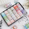 60 Cuộn Washi Băng Sổ Tay Nhân Vật Cổ Hộp Quà Tặng Người Mới Bắt Đầu LGOR