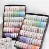 60 Cuộn Washi Băng Sổ Tay Nhân Vật Cổ Hộp Quà Tặng Người Mới Bắt Đầu LGOR 2