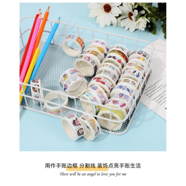 60 Cuộn Washi Băng Sổ Tay Nhân Vật Cổ Hộp Quà Tặng Người Mới Bắt Đầu LGOR