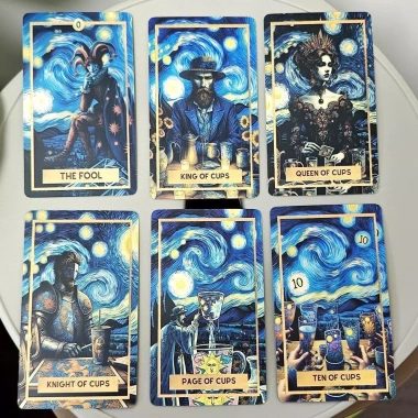 78 lá bài Tarot Ma Thuật Ban Đêm Đầy Sao - Rider Waite 10.3x6cm, giá ưu đãi 83.160₫ 6