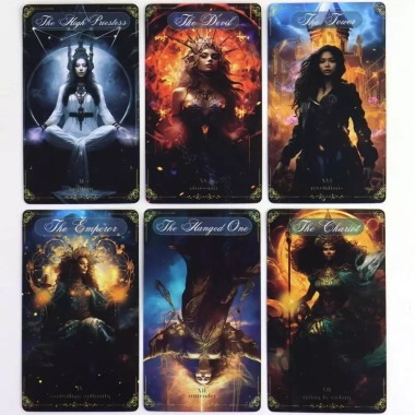 78 Thẻ Divine Celestial Tarot 10.3×6cm – Dễ Dàng Sân Khấu Nữ, Giá 85.320₫