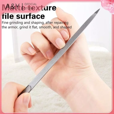 A & Y Nail File khối đánh bóng thép không gỉ - chà nhám cho móng tay, móng chân, nghệ thuật, giá 44.440₫